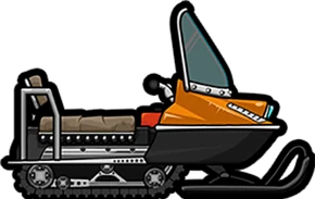 Motoneige orange